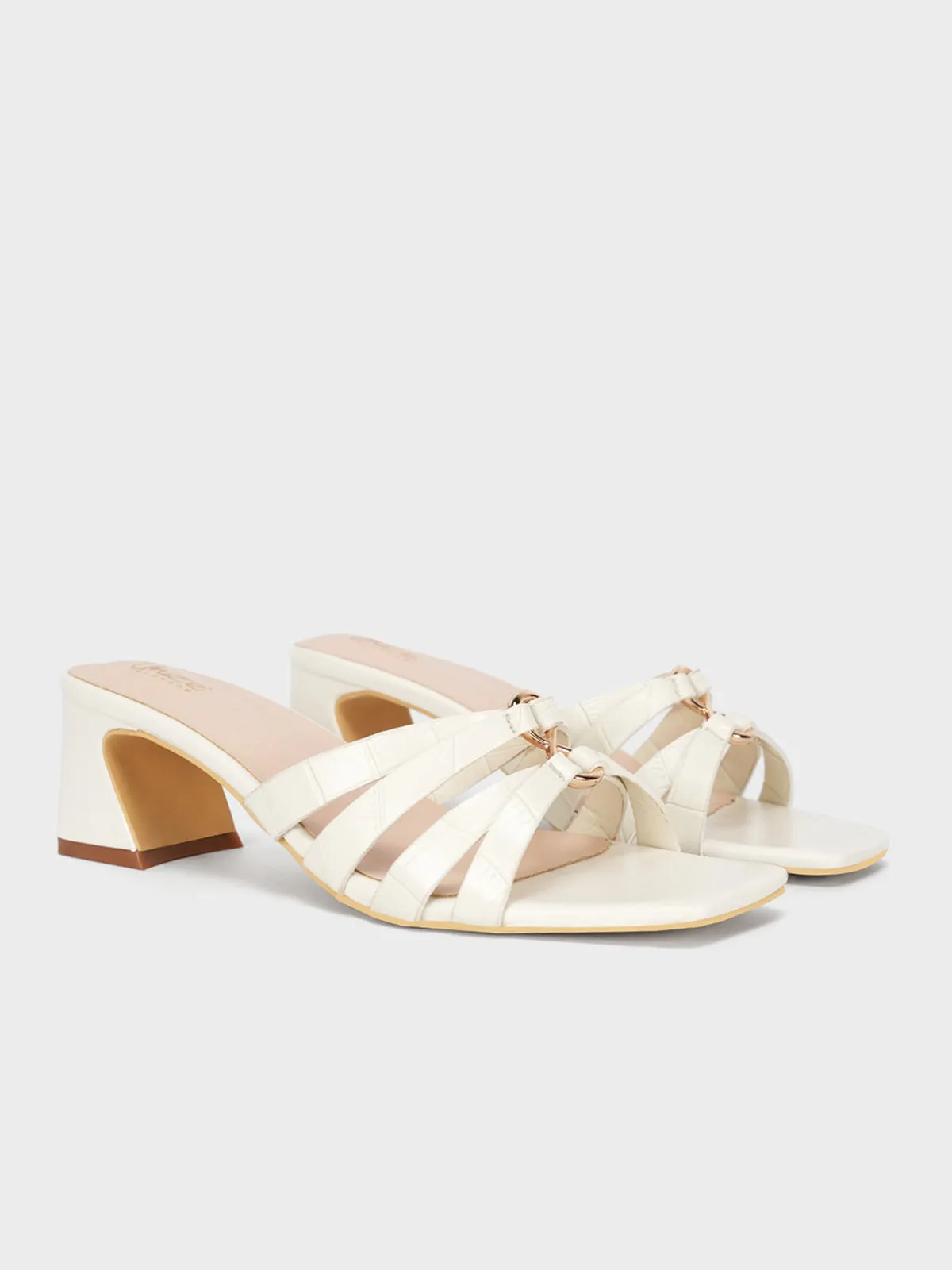 Women "ALEZAE" Block Heel Sandals