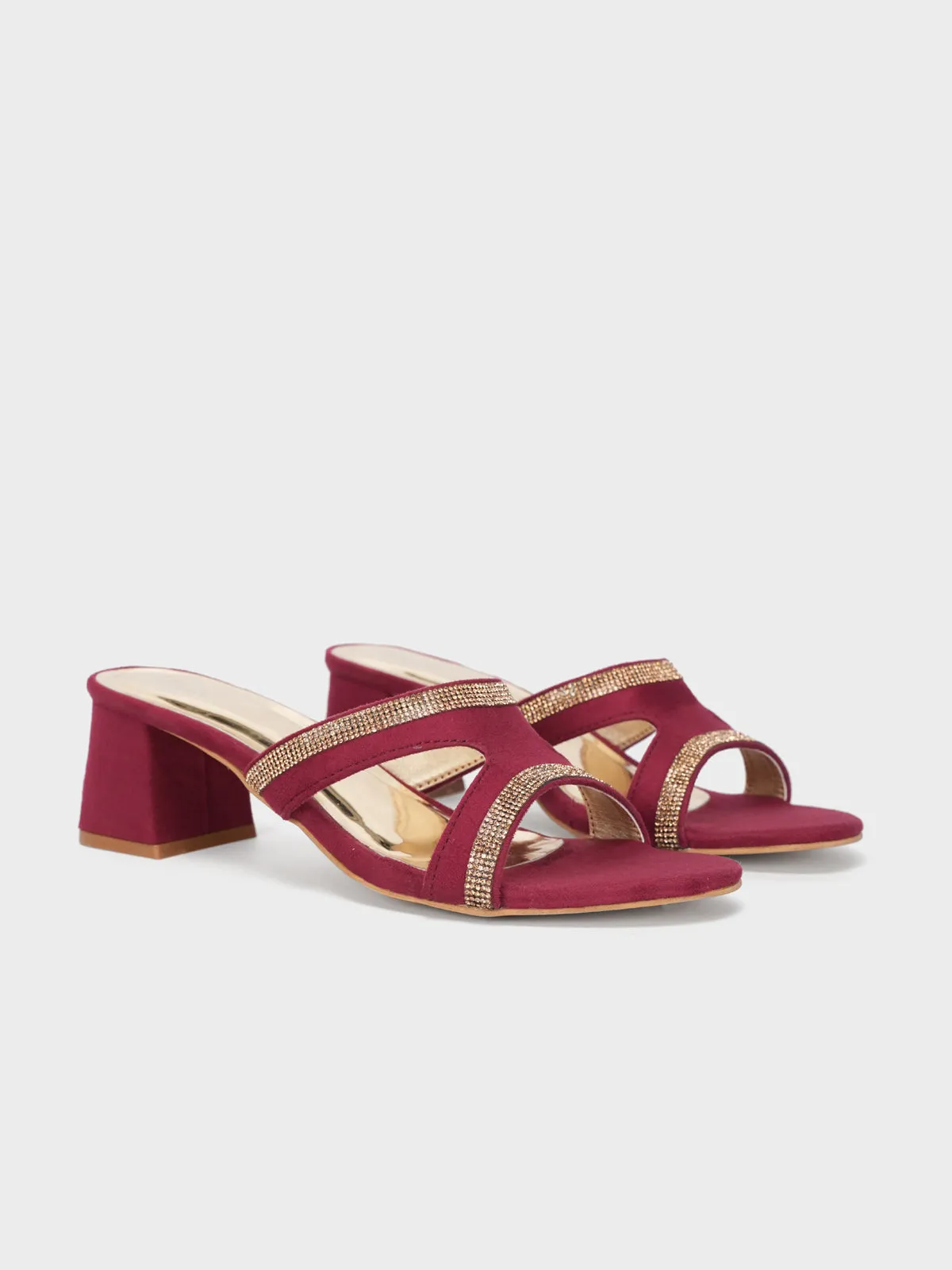 Women "GAMZE"  Block Heel Sandals