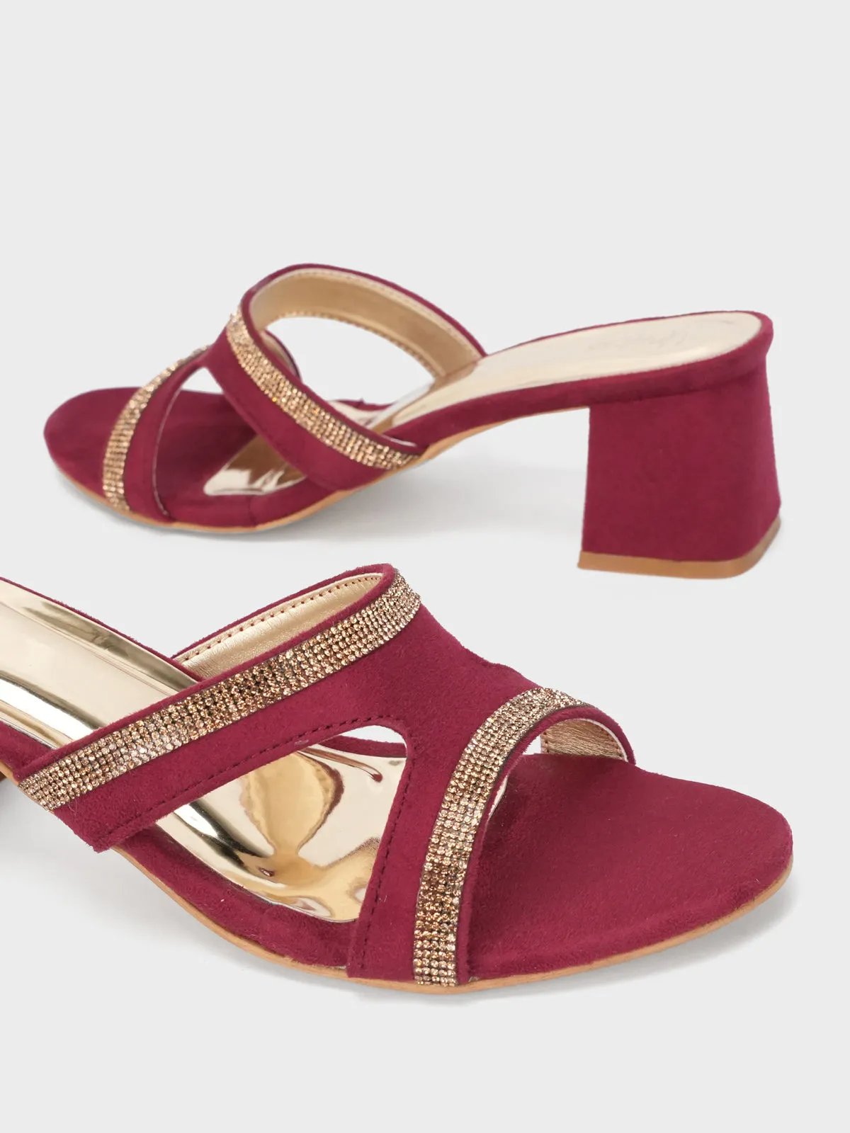 Women "GAMZE"  Block Heel Sandals