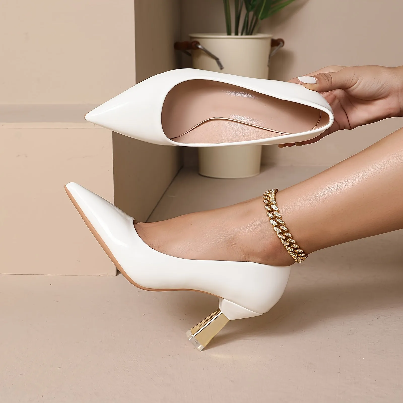 Women's Pointed Toe High Heels, FS