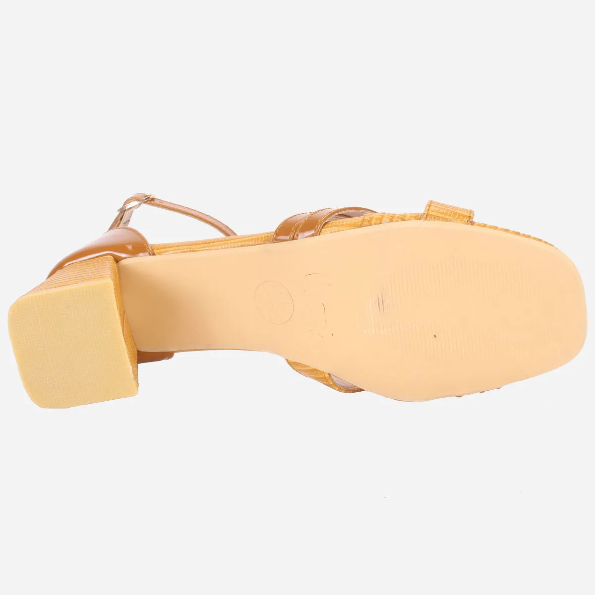 Womens "ESTEIA" Block Heeled Summer Sandals