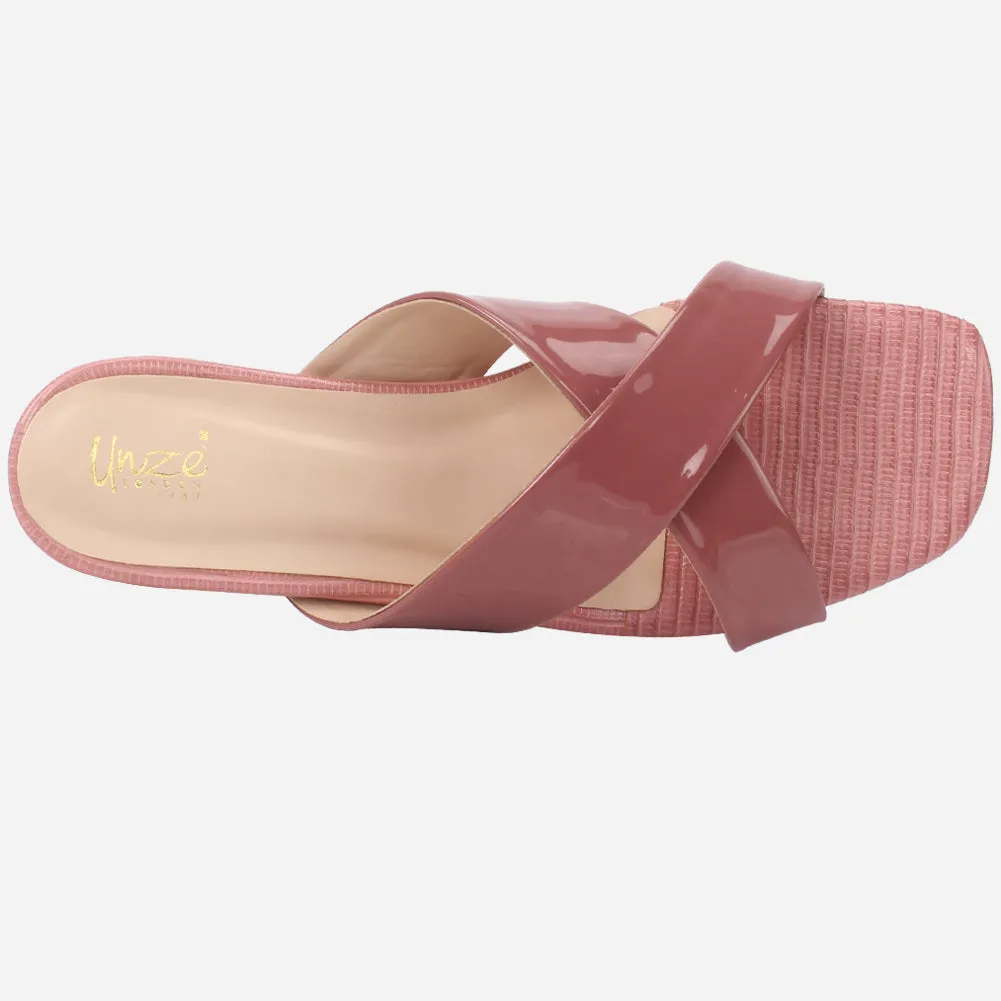 Womens "ZUHAI" Shimmery Everyday Slip-ons Shoes