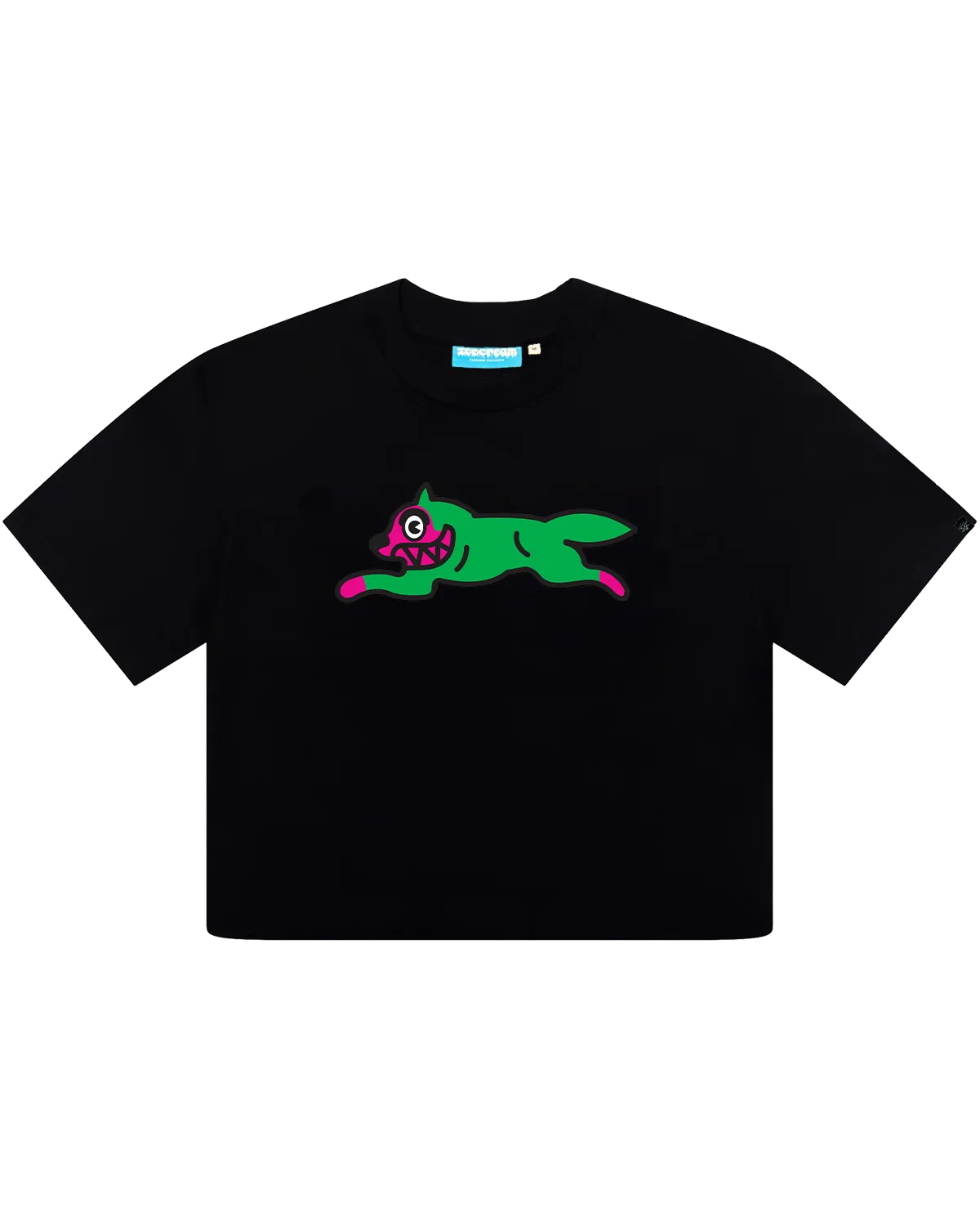 Womens Running Dog Cropped Tee