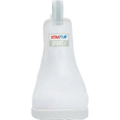 Xtratuf Men's Ankle 6" Waterproof Slip Resistant Deck Boot -White- ADSM101