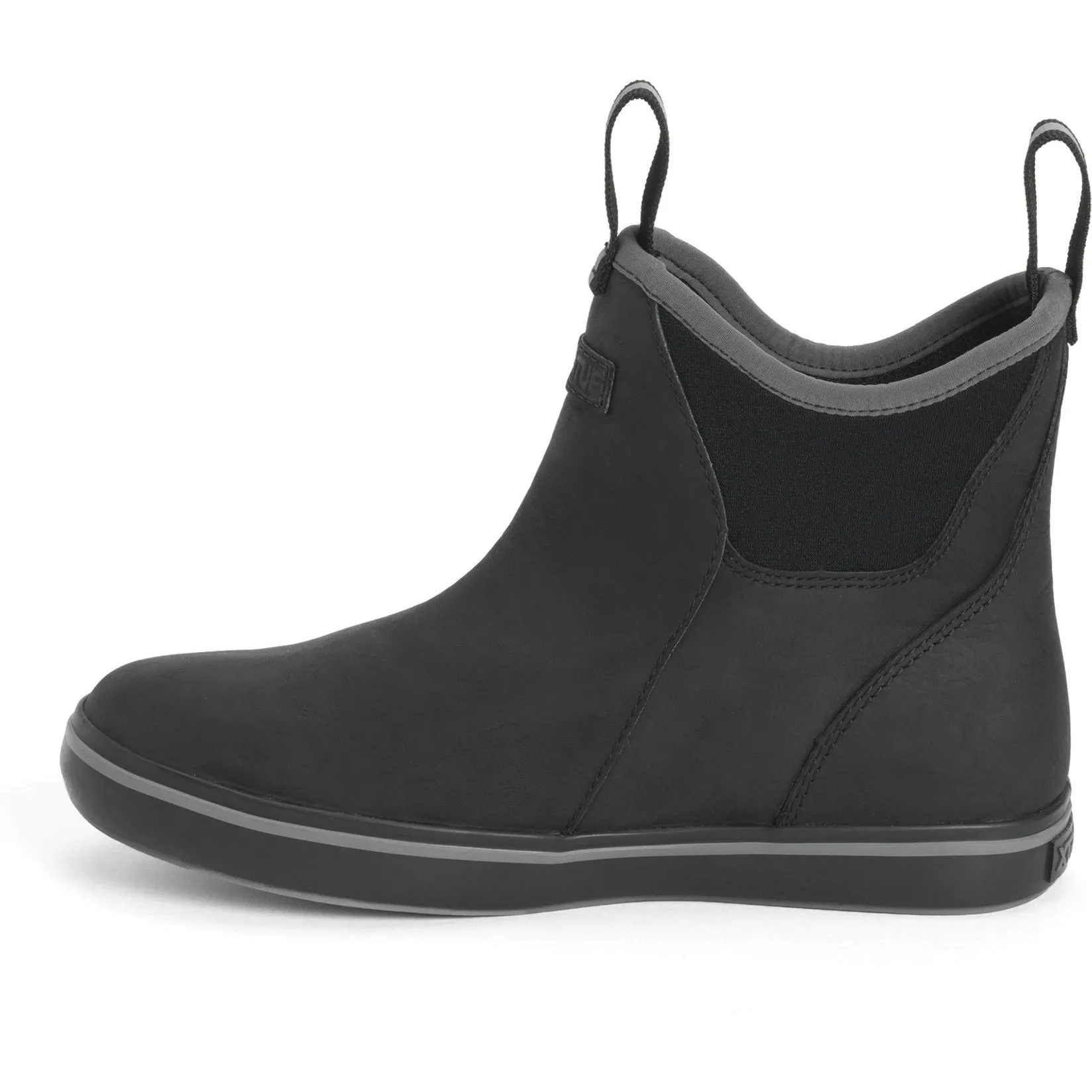 Xtratuf Women's Leather 6" Ankle Deck Waterproof Work Boot - Black - XWAL-000
