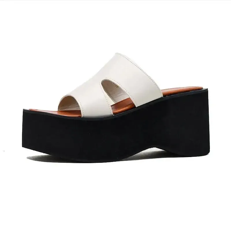 Y2K Super High Wedge Sandals with 5-7cm Platform Height