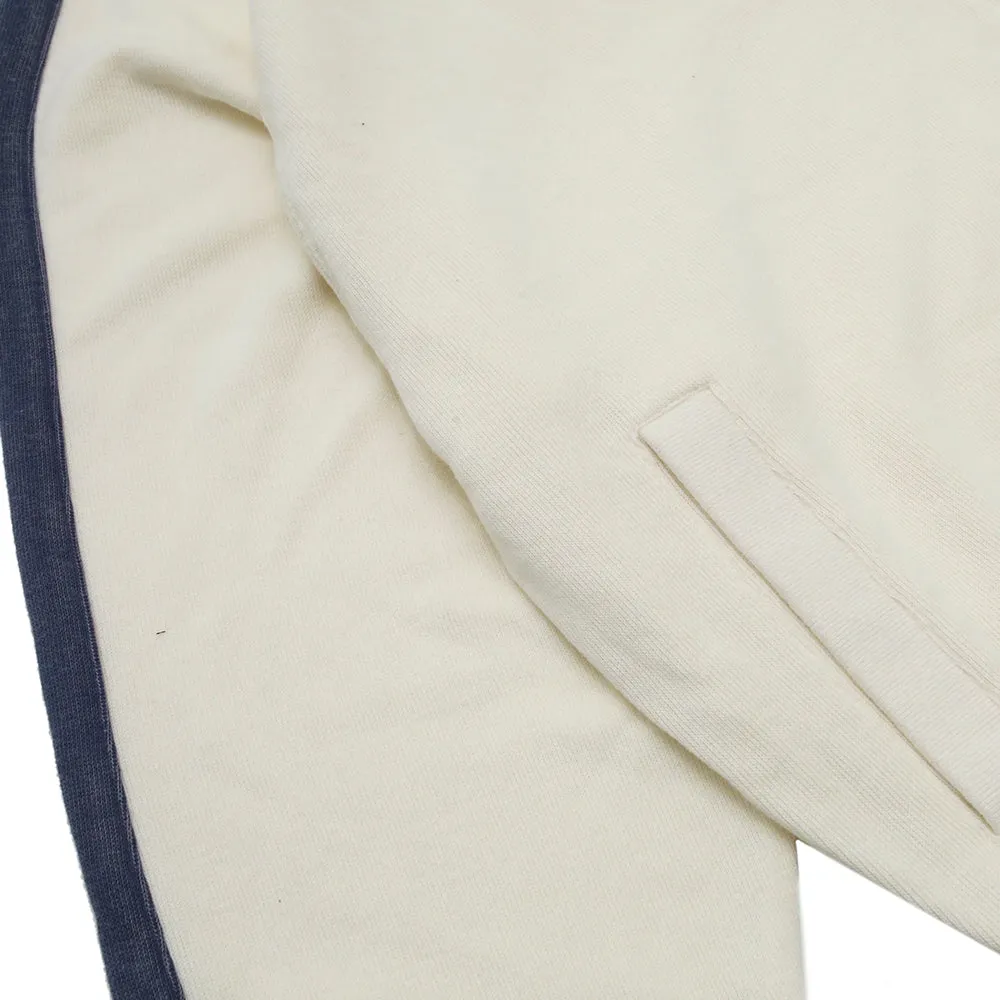 Yardsale Woven Phantasy Full-Zip Knit Cream