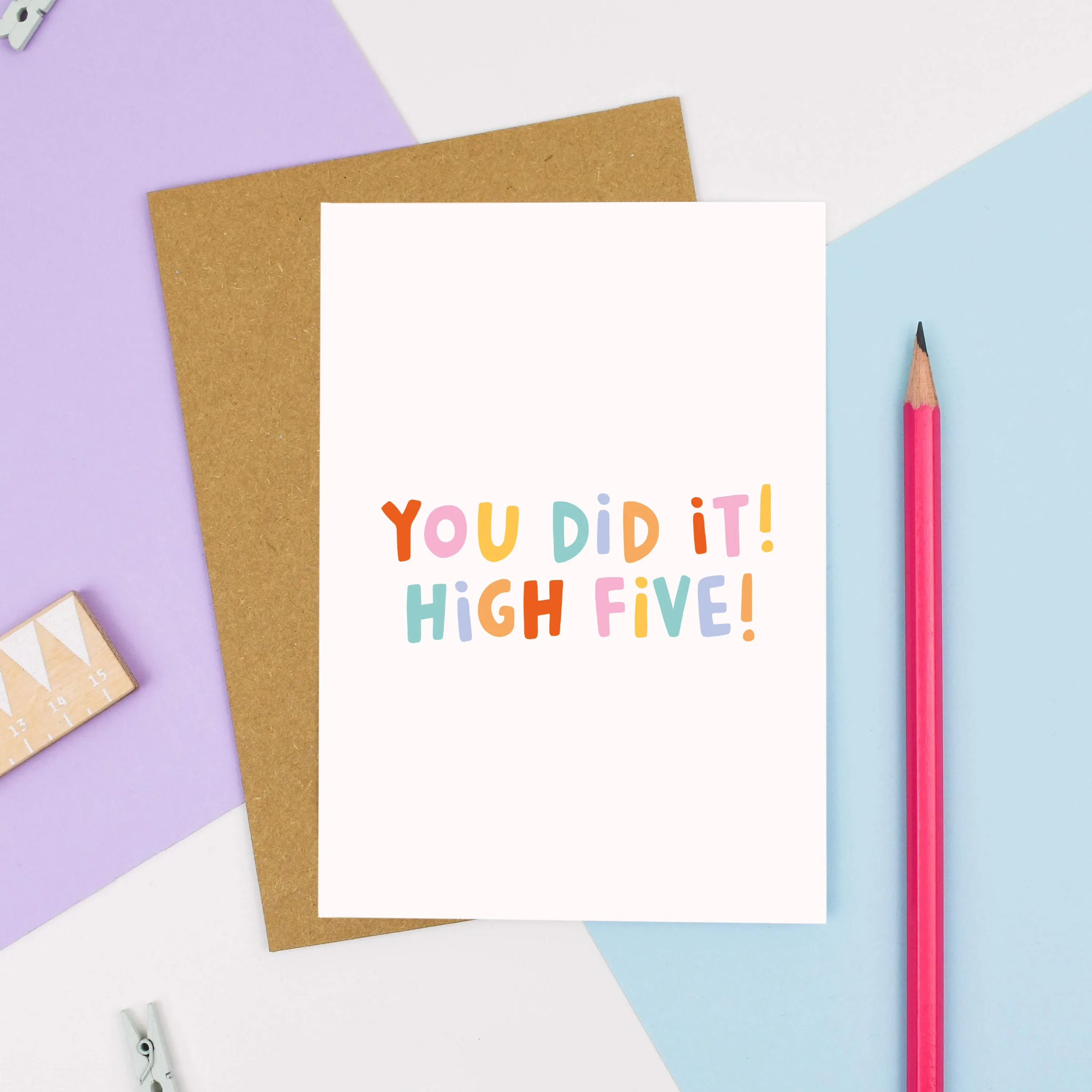 You Did It! Card