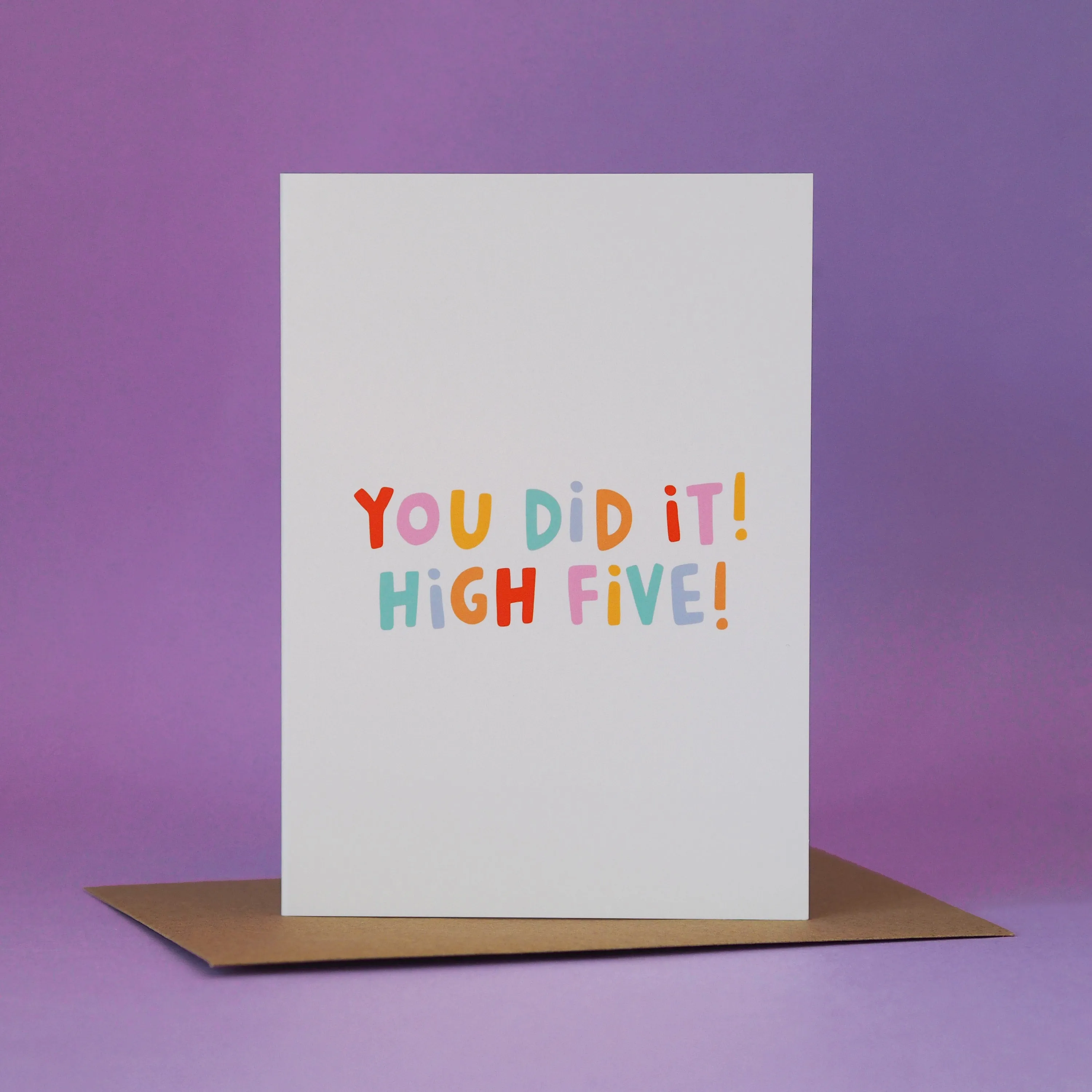 You Did It! Card