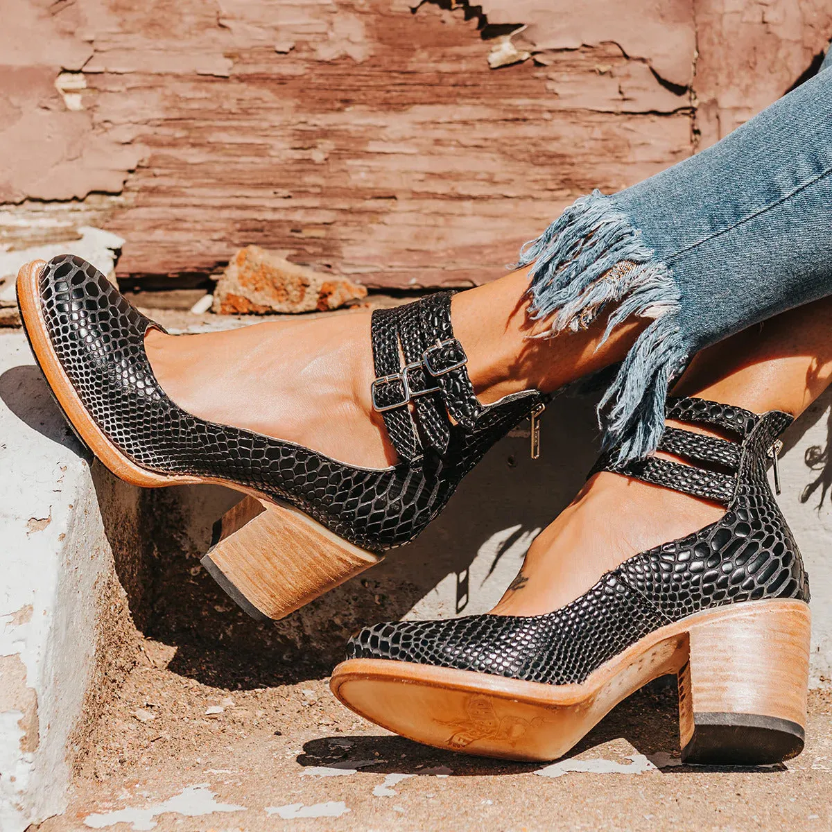Zamira™ | Vintage Strap Heels