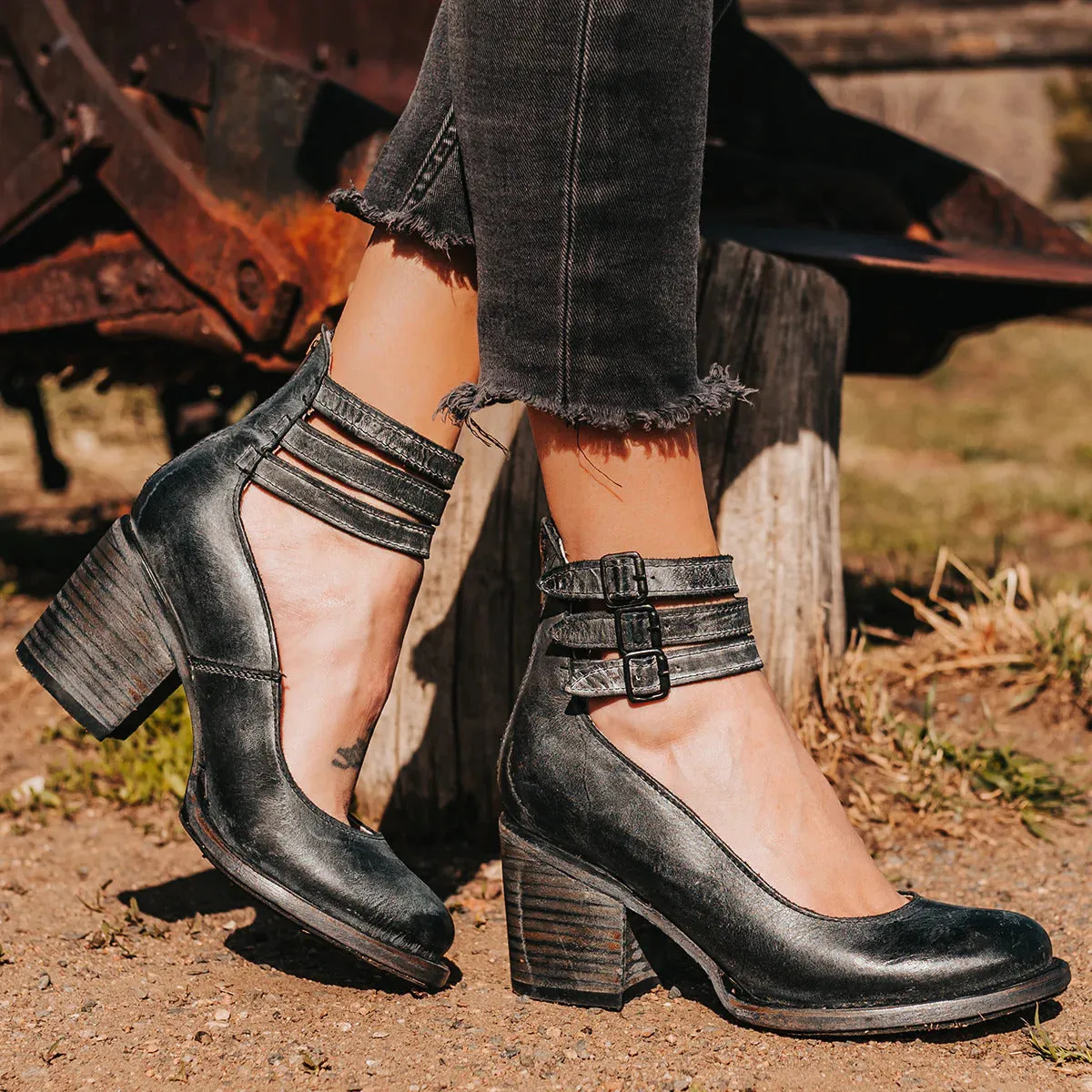 Zamira™ | Vintage Strap Heels