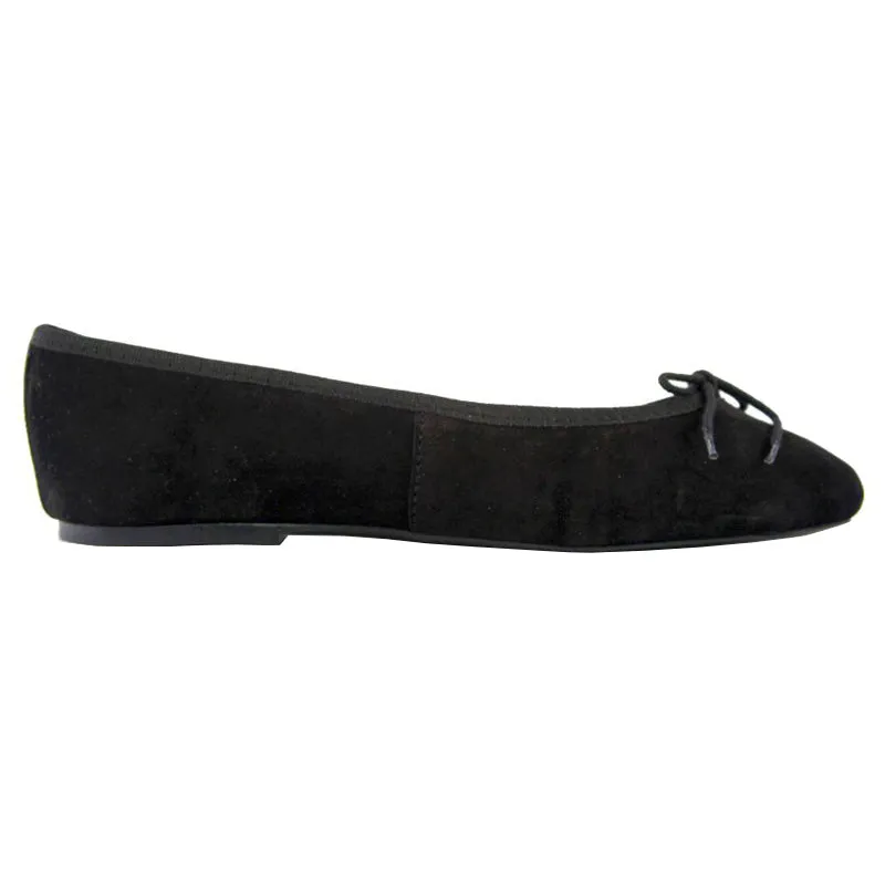 Zoe - Black Suede